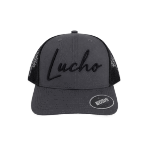lucho signature trucker hat black